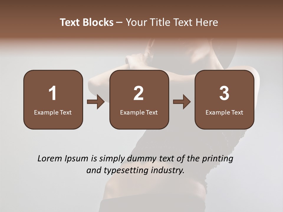 Cap Facial White PowerPoint Template