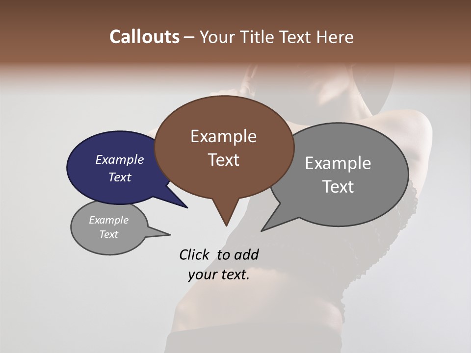 Cap Facial White PowerPoint Template