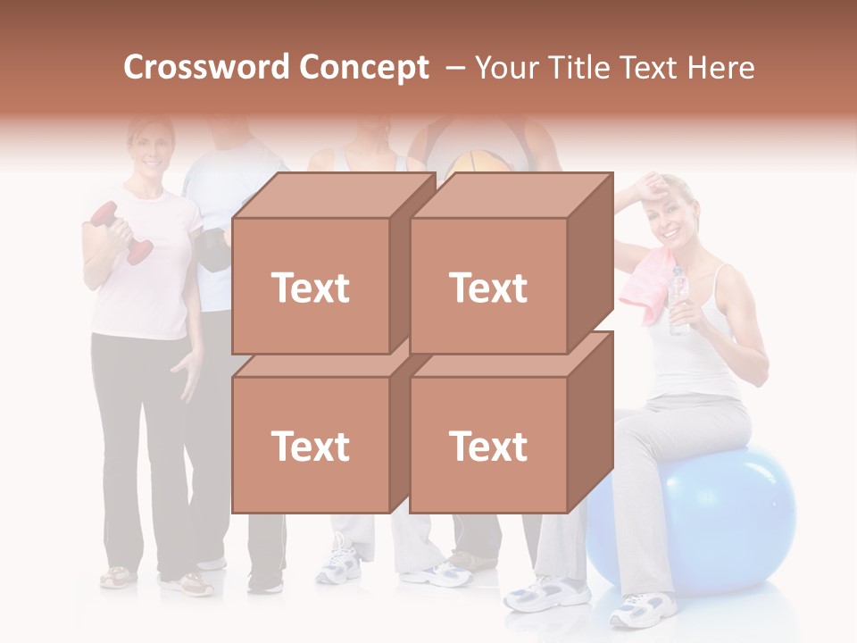 Sportive Shape Isolate PowerPoint Template