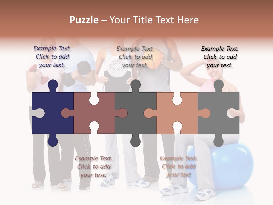 Sportive Shape Isolate PowerPoint Template