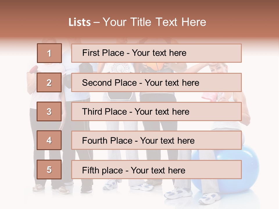 Sportive Shape Isolate PowerPoint Template