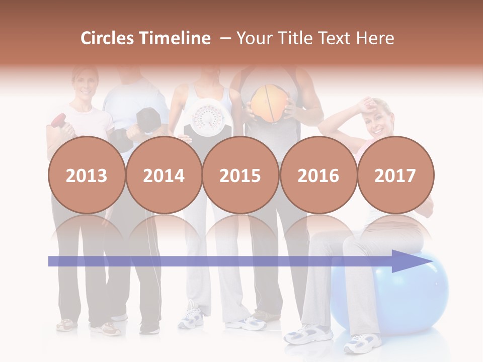 Sportive Shape Isolate PowerPoint Template