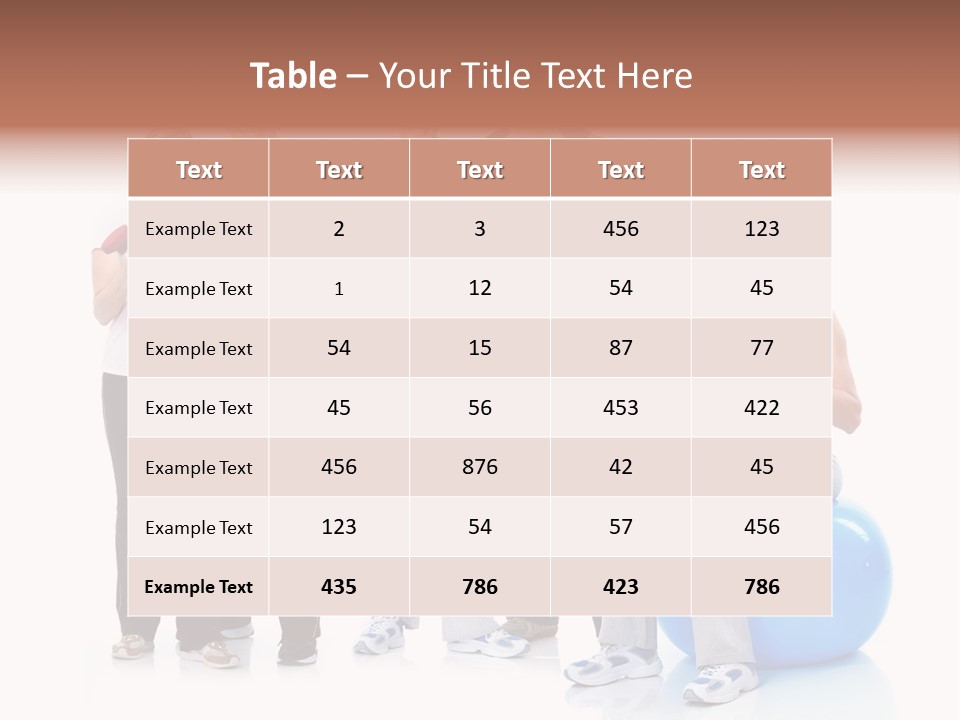 Sportive Shape Isolate PowerPoint Template