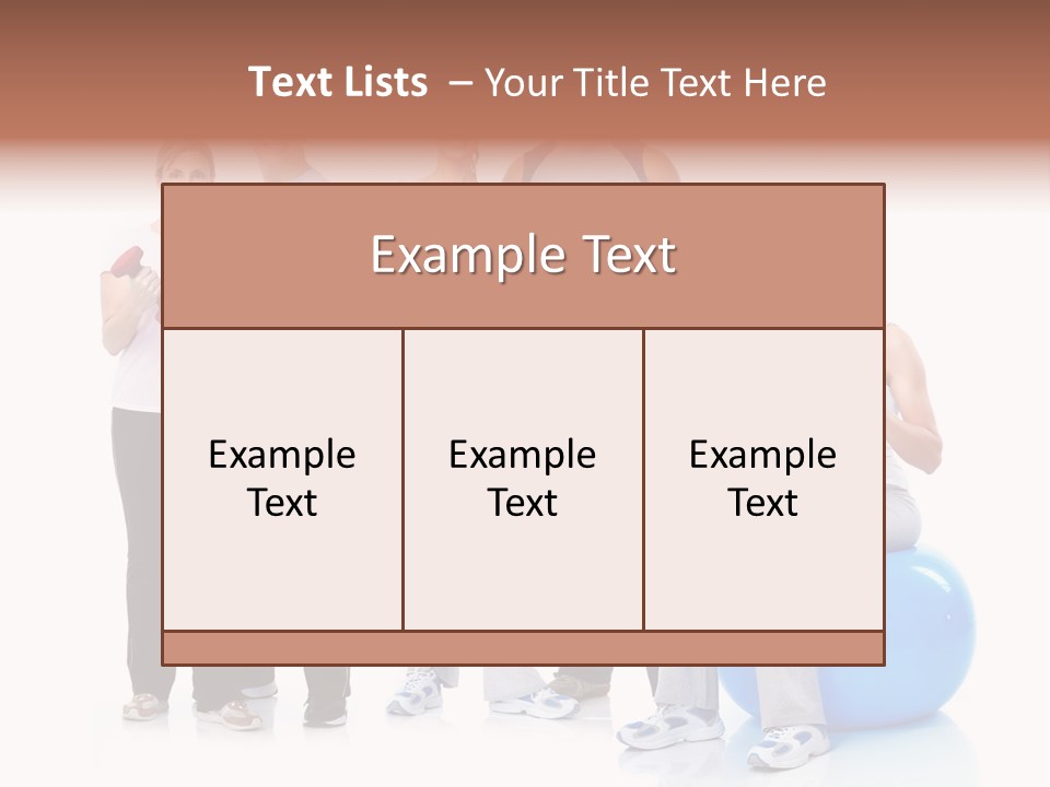 Sportive Shape Isolate PowerPoint Template