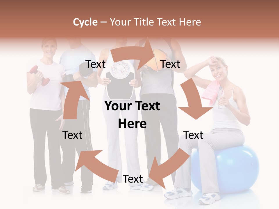 Sportive Shape Isolate PowerPoint Template