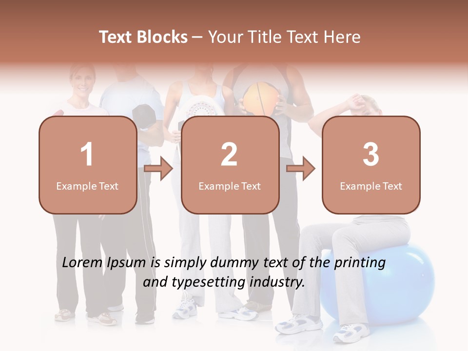 Sportive Shape Isolate PowerPoint Template