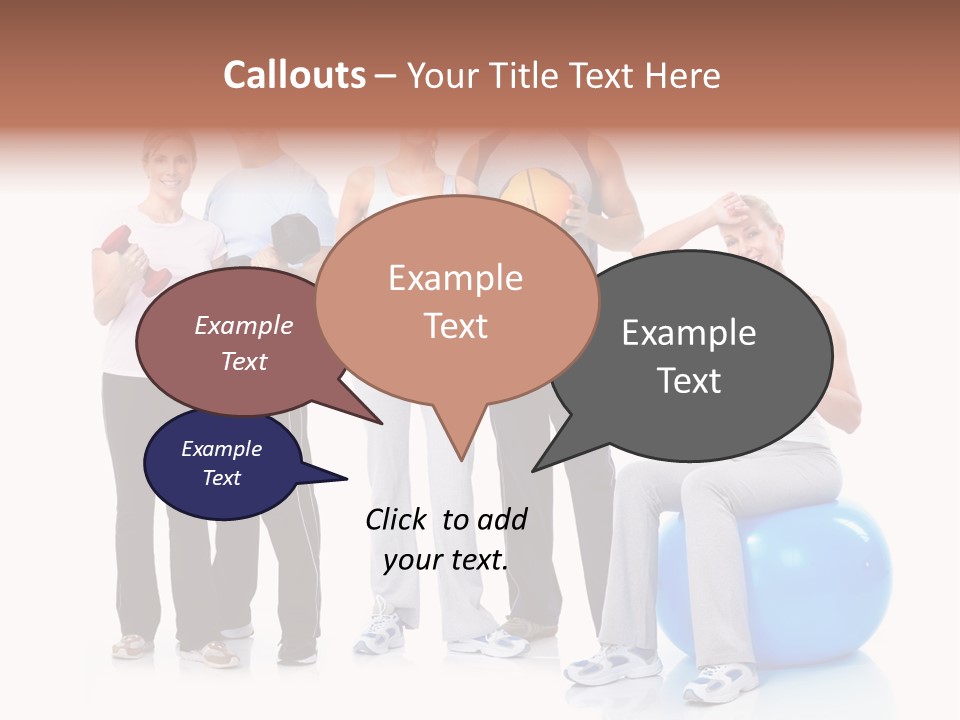 Sportive Shape Isolate PowerPoint Template