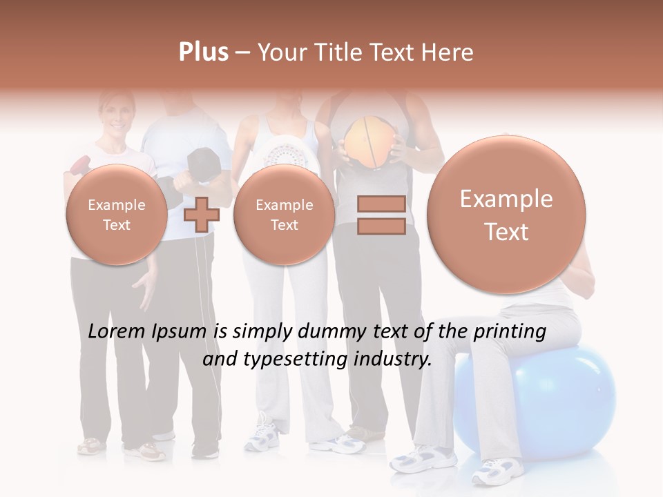 Sportive Shape Isolate PowerPoint Template