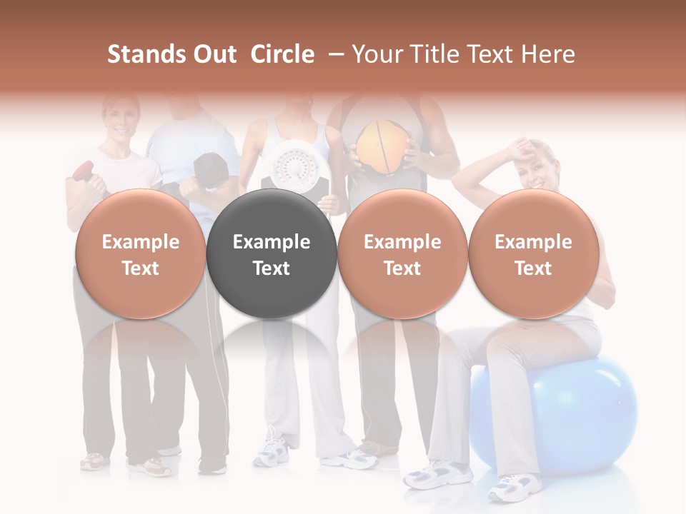 Sportive Shape Isolate PowerPoint Template