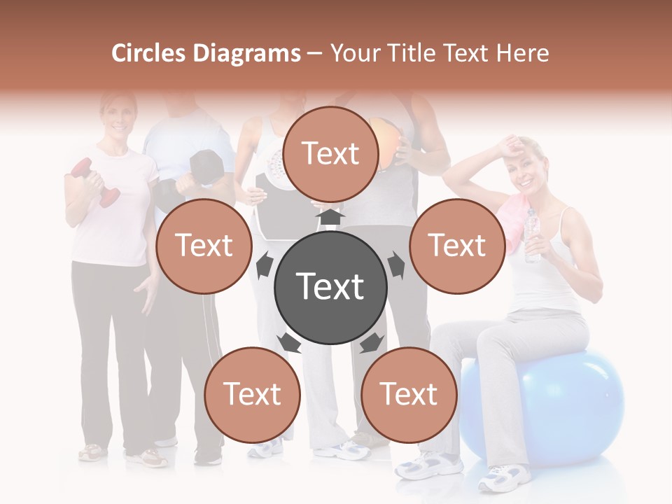 Sportive Shape Isolate PowerPoint Template