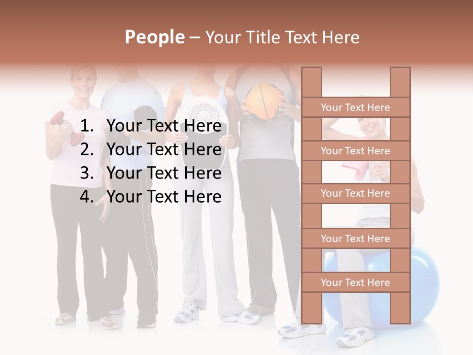 Sportive Shape Isolate PowerPoint Template