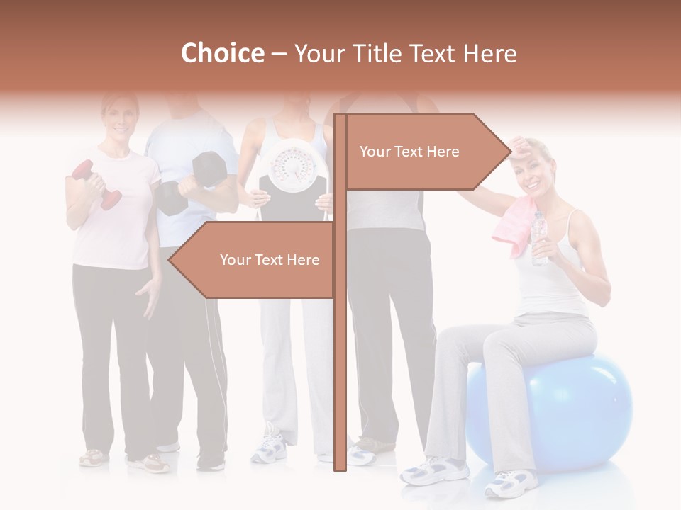 Sportive Shape Isolate PowerPoint Template