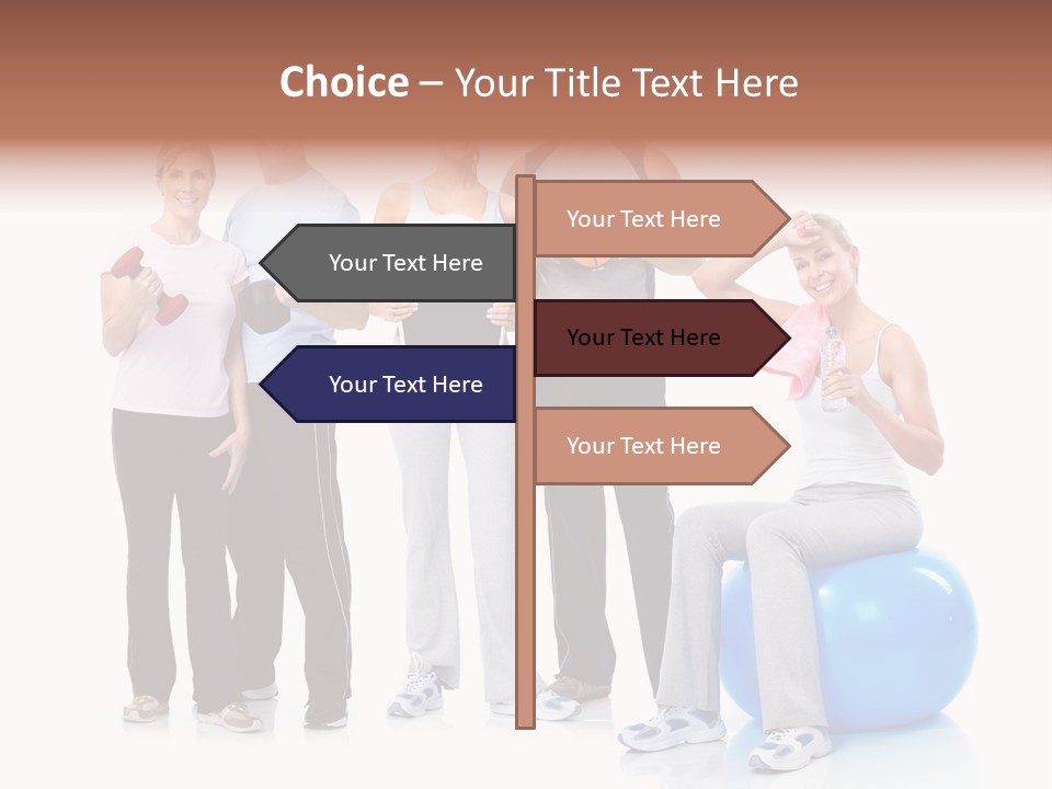 Sportive Shape Isolate PowerPoint Template