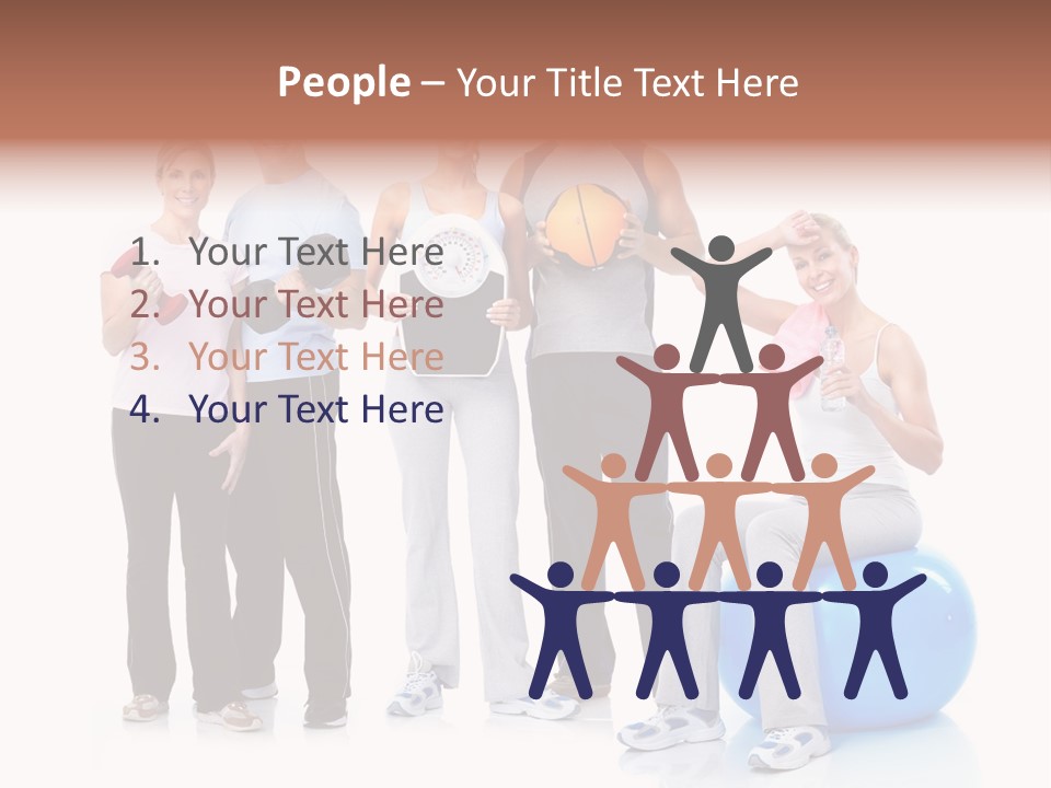 Sportive Shape Isolate PowerPoint Template