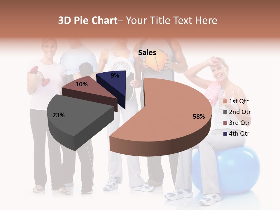 Sportive Shape Isolate PowerPoint Template
