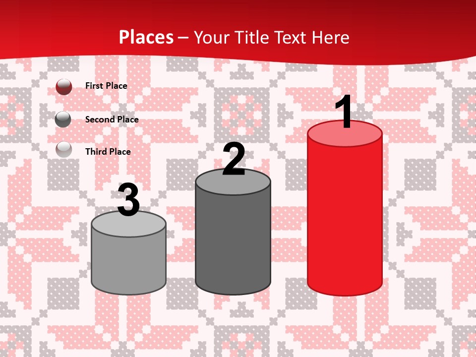 Stylization Sew Detail PowerPoint Template