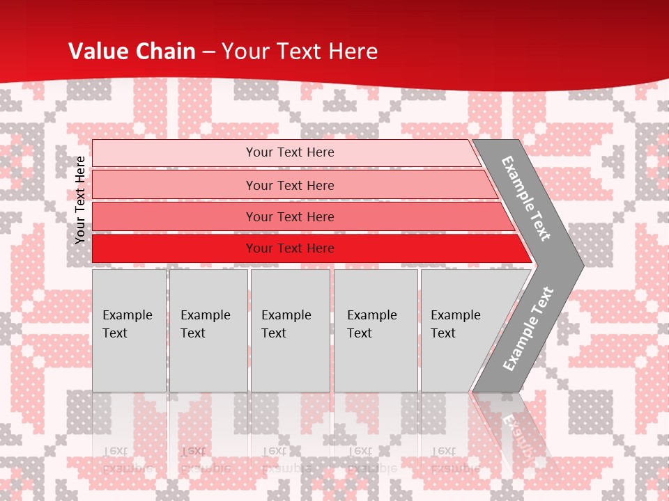 Stylization Sew Detail PowerPoint Template
