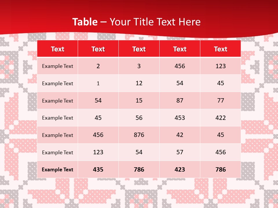 Stylization Sew Detail PowerPoint Template