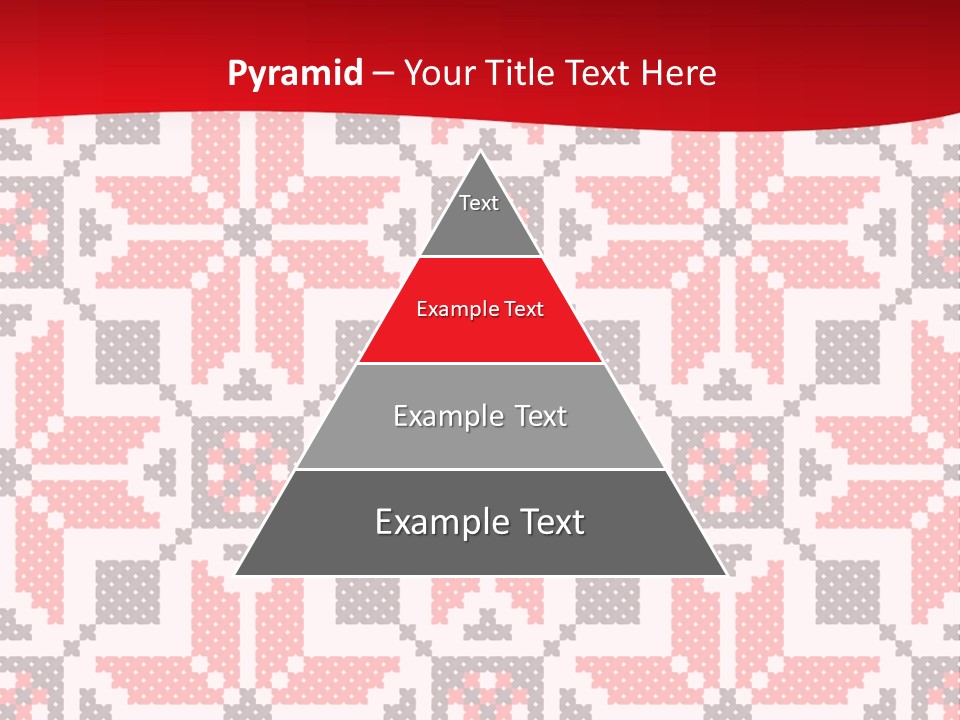 Stylization Sew Detail PowerPoint Template