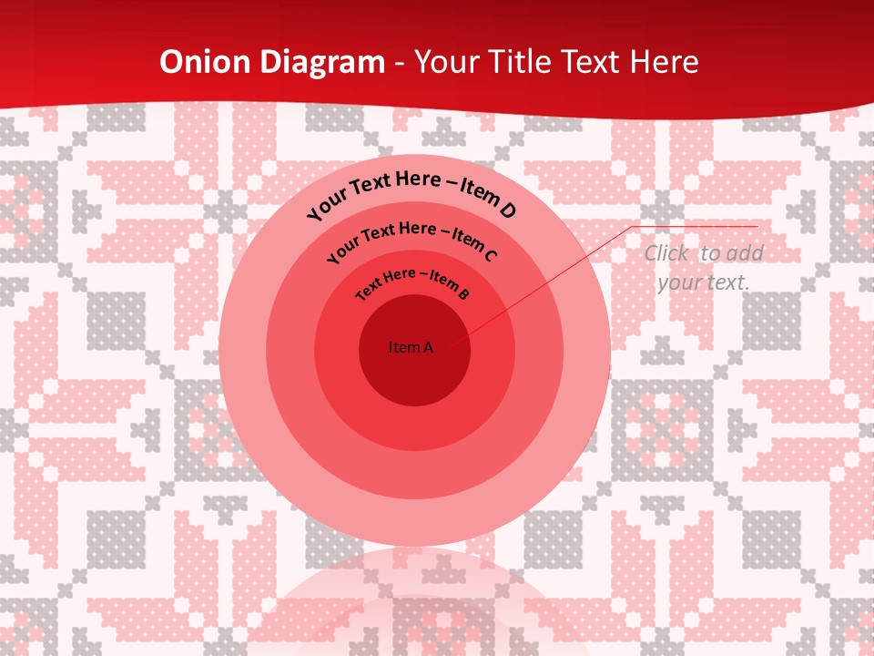 Stylization Sew Detail PowerPoint Template