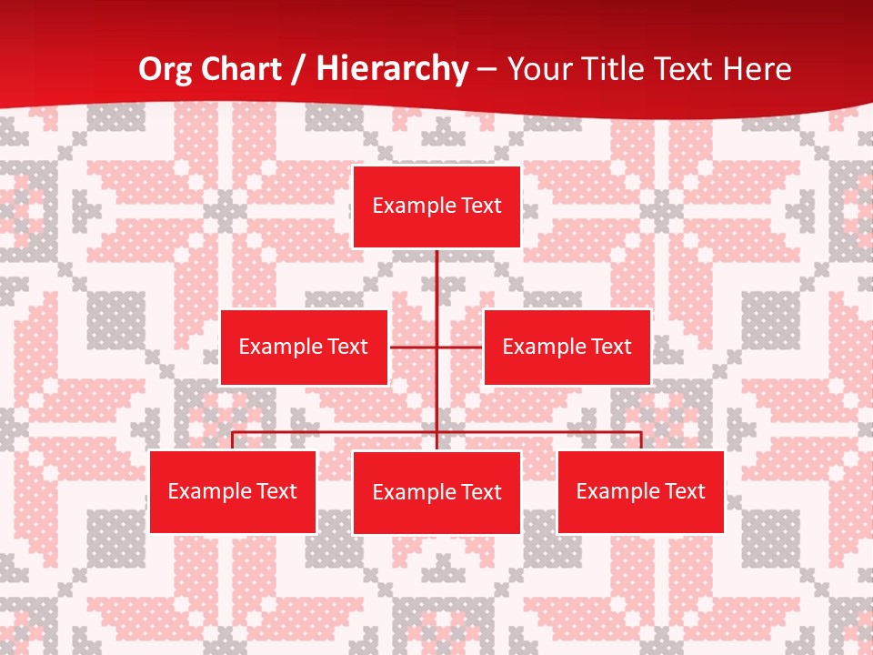 Stylization Sew Detail PowerPoint Template