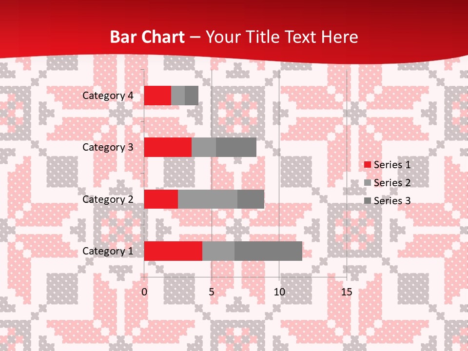 Stylization Sew Detail PowerPoint Template