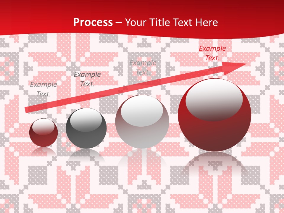 Stylization Sew Detail PowerPoint Template