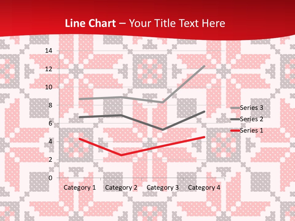 Stylization Sew Detail PowerPoint Template