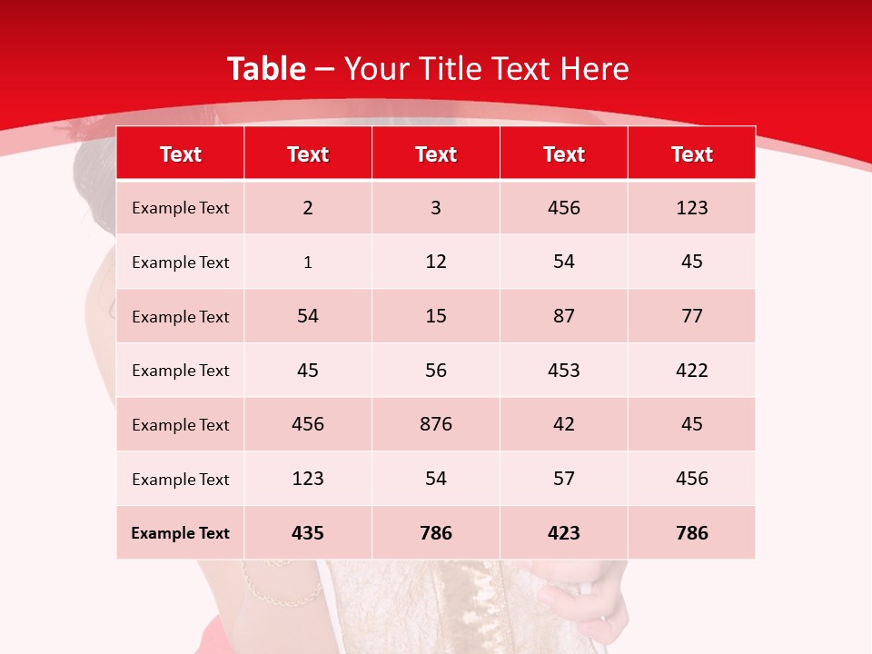 Santa Women Caucasian PowerPoint Template