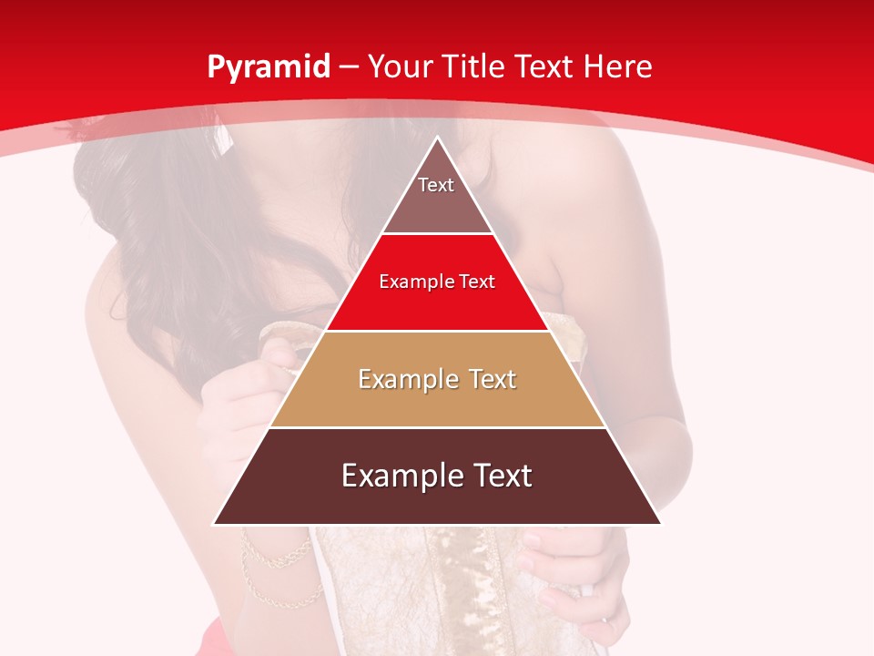 Santa Women Caucasian PowerPoint Template