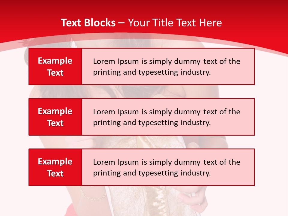 Santa Women Caucasian PowerPoint Template