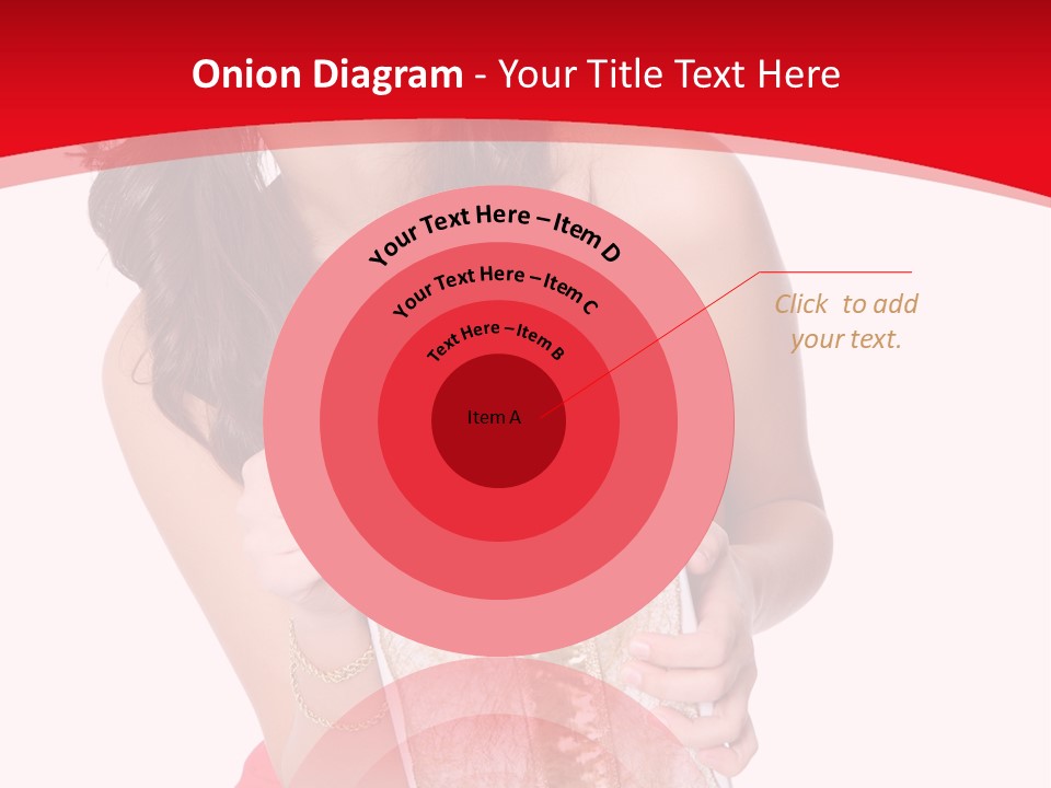 Santa Women Caucasian PowerPoint Template