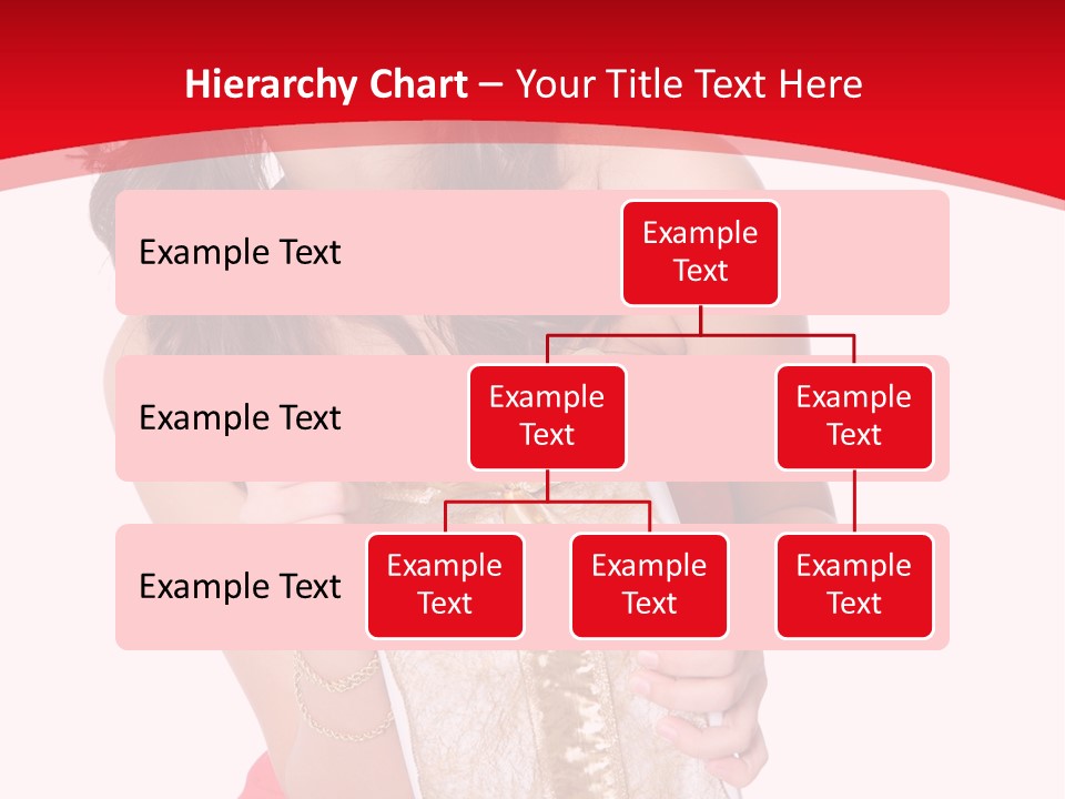 Santa Women Caucasian PowerPoint Template