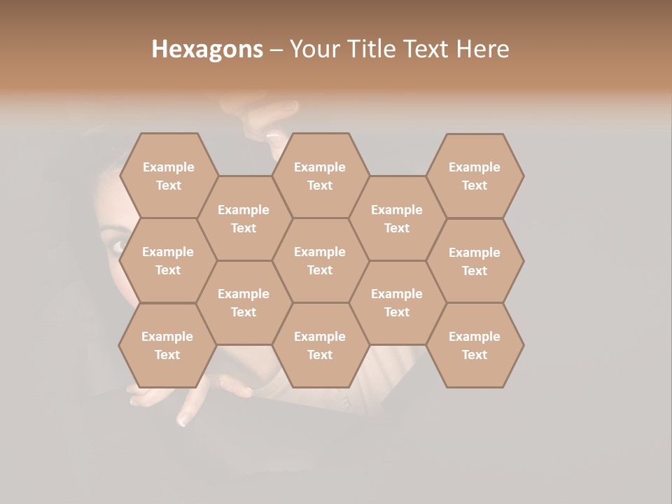 Girl Pretty Face PowerPoint Template