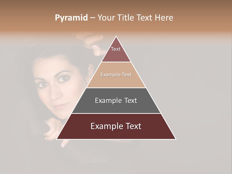 Girl Pretty Face PowerPoint Template