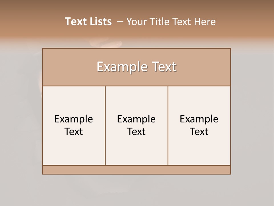 Girl Pretty Face PowerPoint Template
