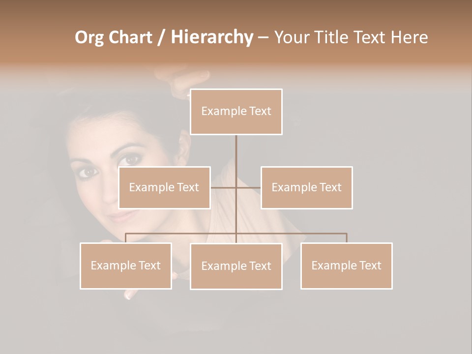 Girl Pretty Face PowerPoint Template