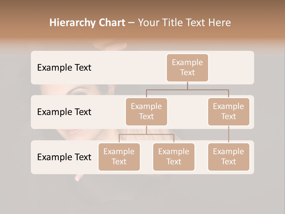 Girl Pretty Face PowerPoint Template