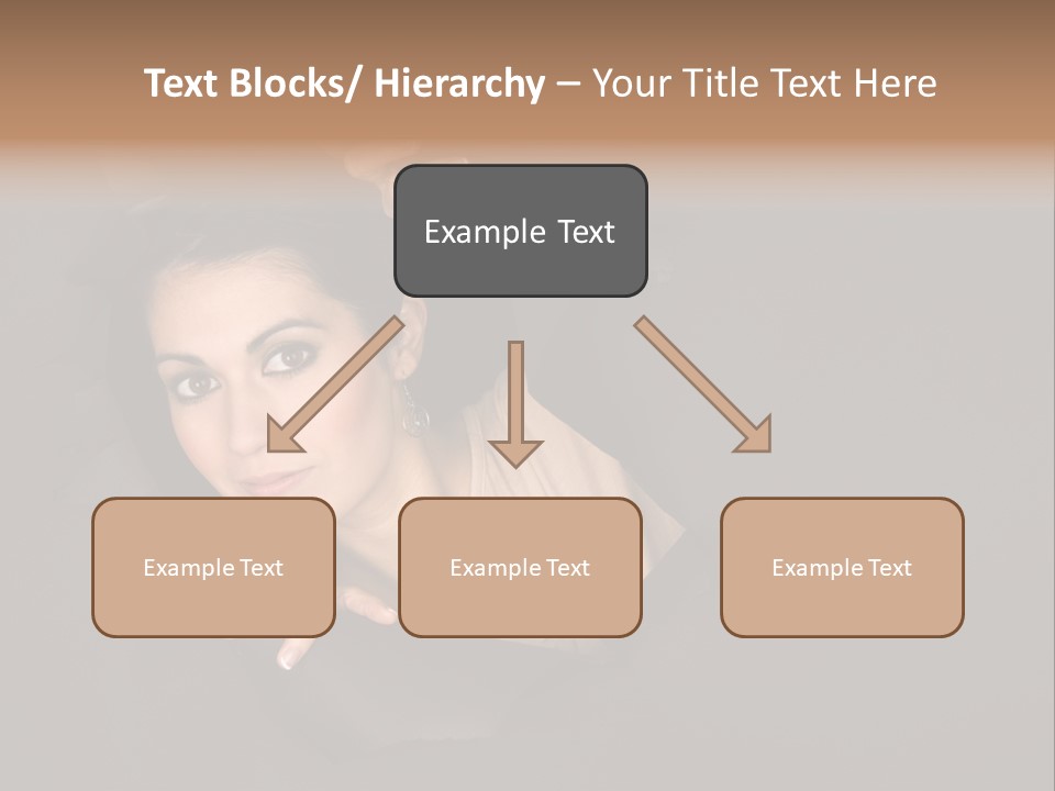 Girl Pretty Face PowerPoint Template