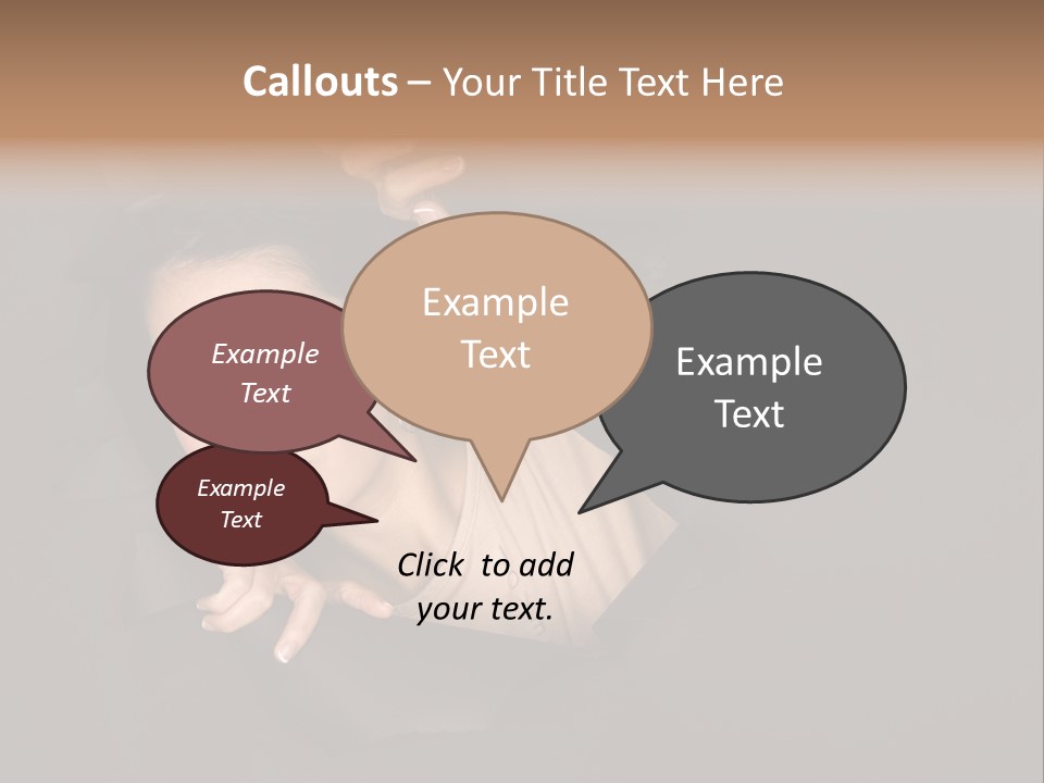 Girl Pretty Face PowerPoint Template