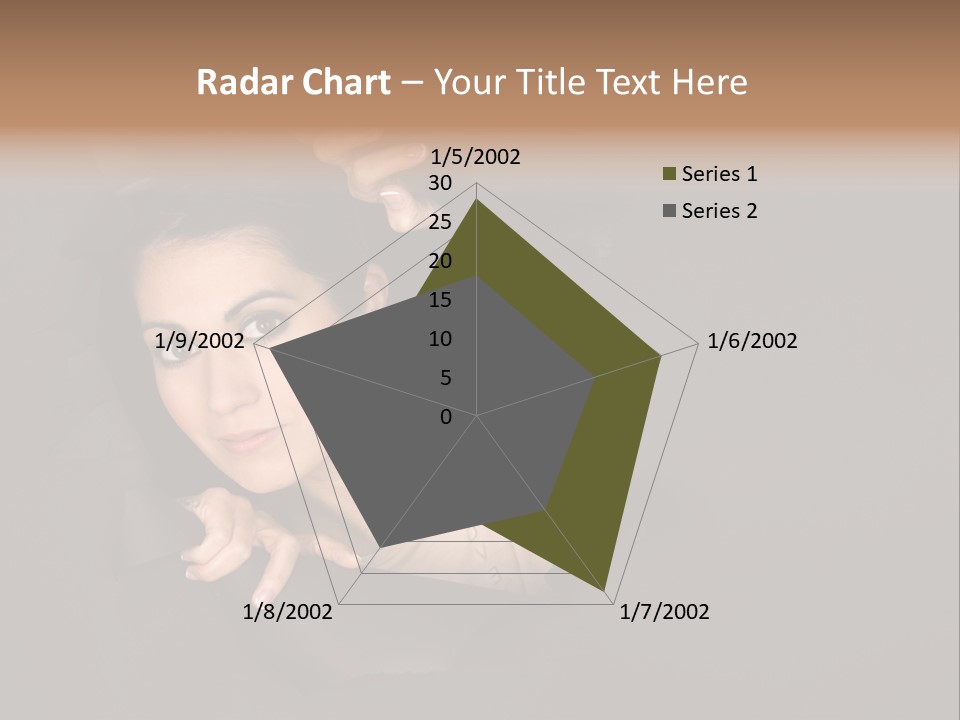 Girl Pretty Face PowerPoint Template