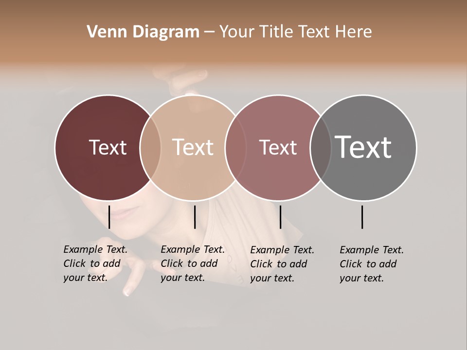 Girl Pretty Face PowerPoint Template