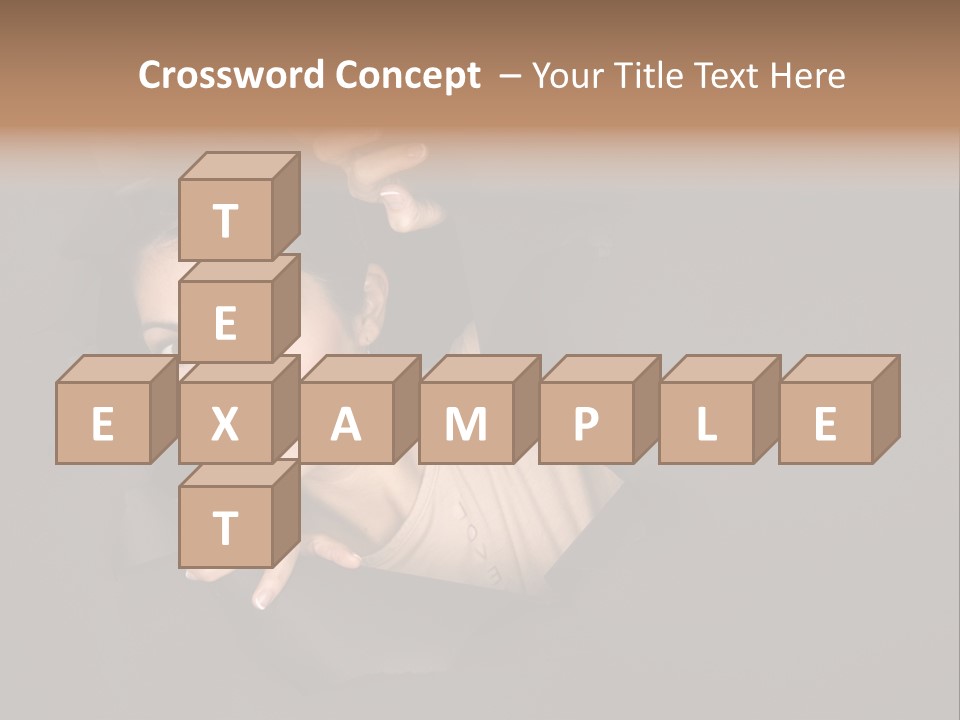 Girl Pretty Face PowerPoint Template