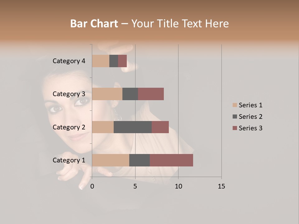 Girl Pretty Face PowerPoint Template