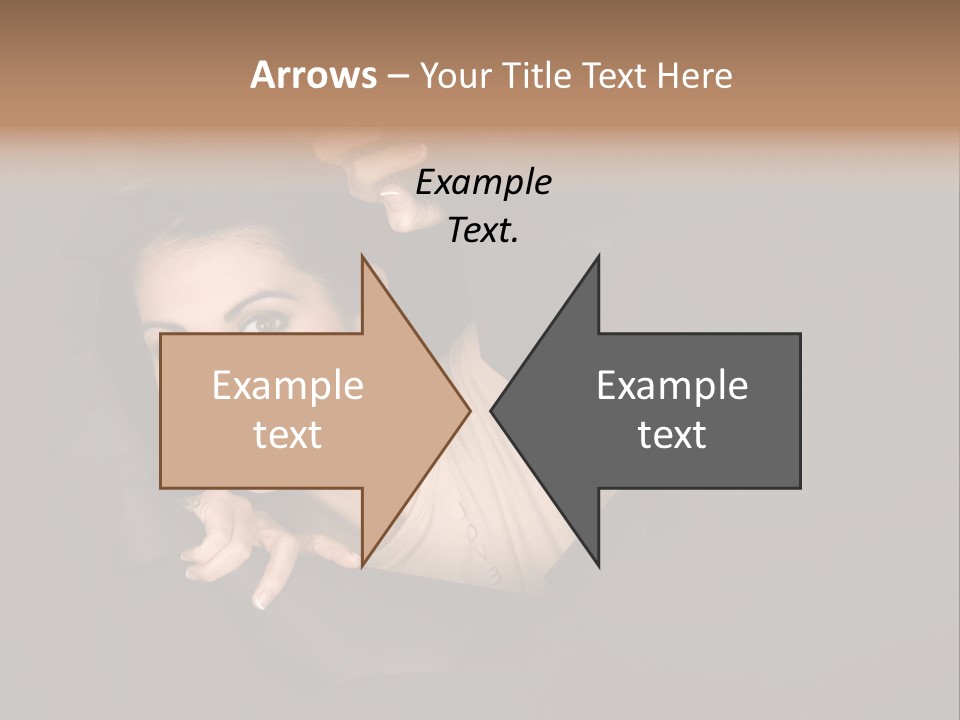 Girl Pretty Face PowerPoint Template