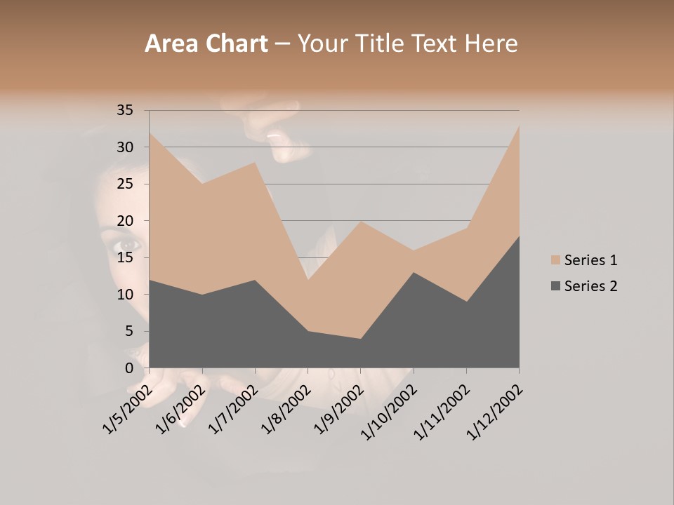 Girl Pretty Face PowerPoint Template