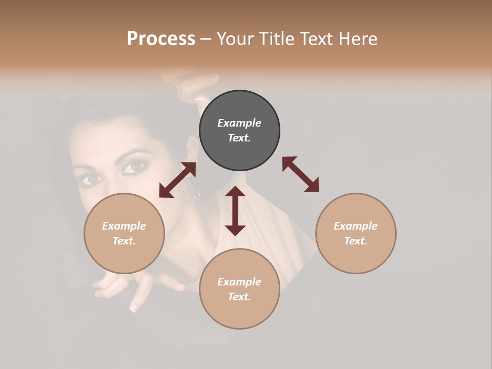 Girl Pretty Face PowerPoint Template