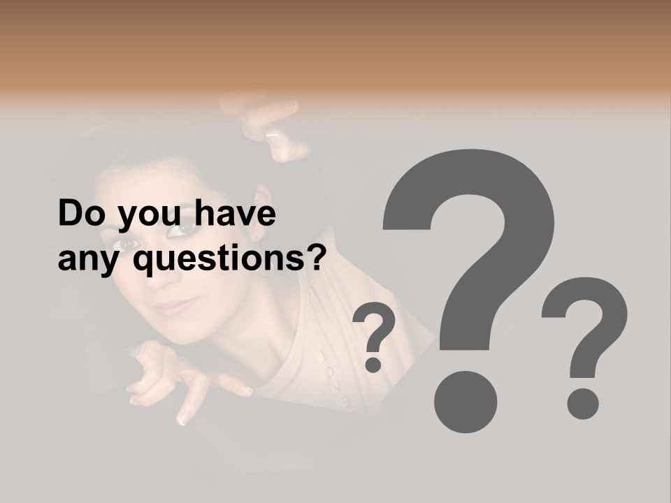 Girl Pretty Face PowerPoint Template