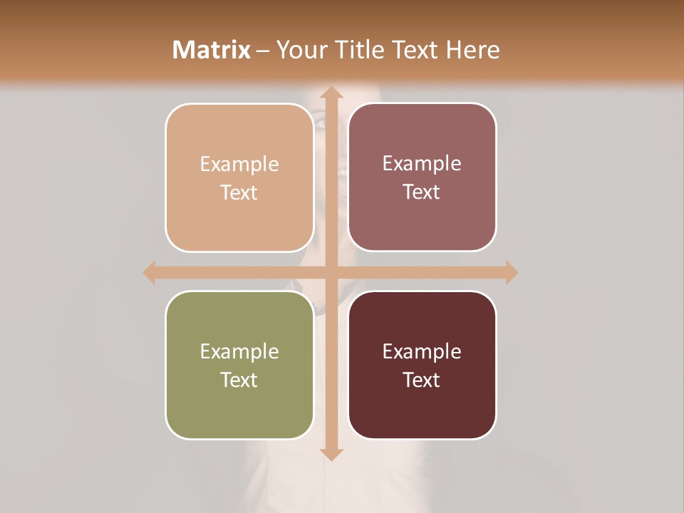 White Face Wrinkled PowerPoint Template