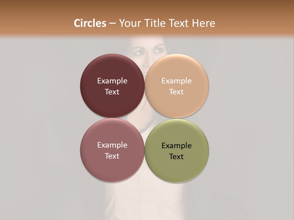 White Face Wrinkled PowerPoint Template